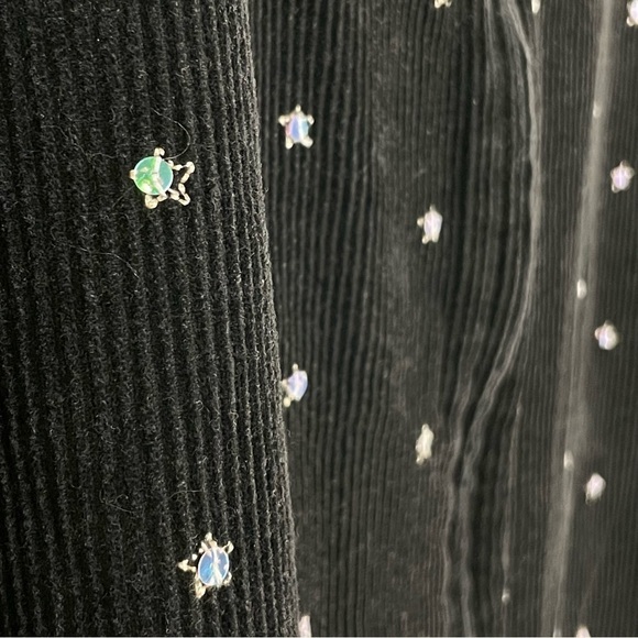 Vintage Embroidered Christmas Cardinal Holiday Vest Sequins Floral Women's XL - Picture 6 of 14